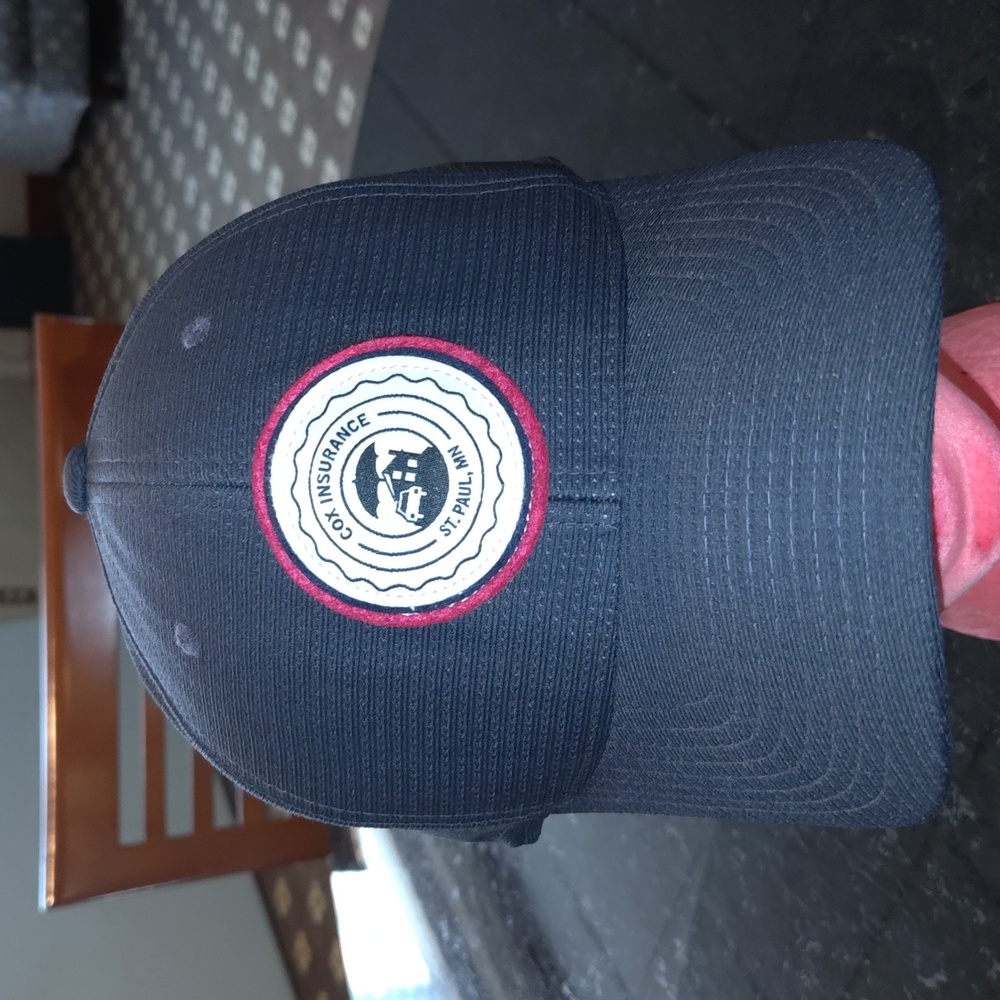 COX Insurance St. Paul, MN Stitched Patch Flexfit Fitted Snapback Cap Hat S-M